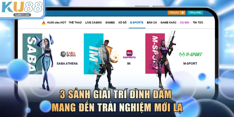 3 sảnh giải trí đình đám mang đến trải nghiệm mới lạ