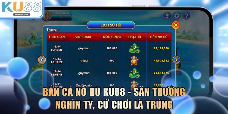 Bắn Cá Nổ Hũ KU88