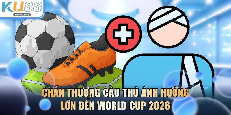 Chấn thương cầu thủ ảnh hưởng lớn đến World Cup 2026