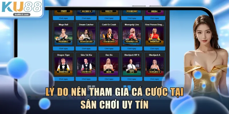 Lý do nên tham gia cá cược tại sân chơi uy tín