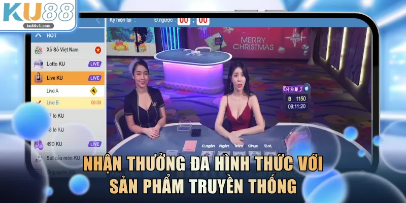 Nhận thưởng đa hình thức với sản phẩm truyền thống