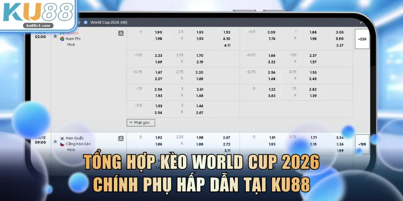 Tổng Hợp Kèo World Cup 2026