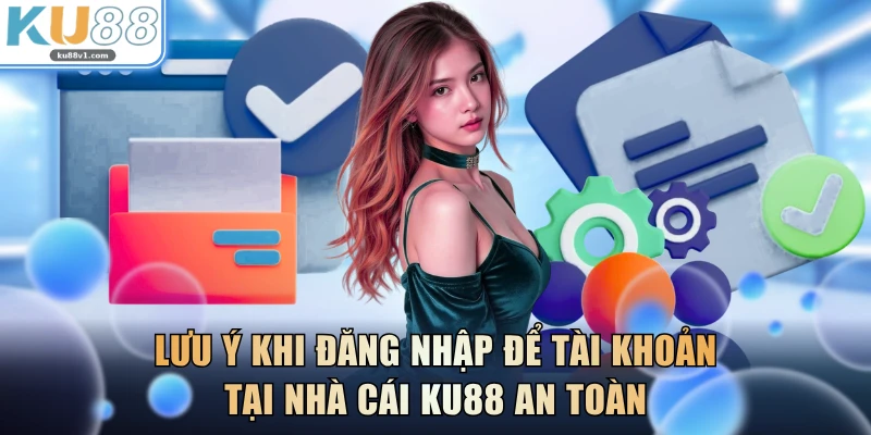 Lưu ý khi đăng nhập để TK tại nhà cái KU88 an toàn
